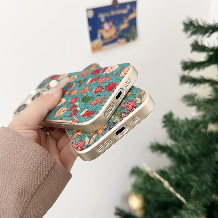 For iPhone 15 Denior A18 Paint MagSafe Phone Case(Christmas)