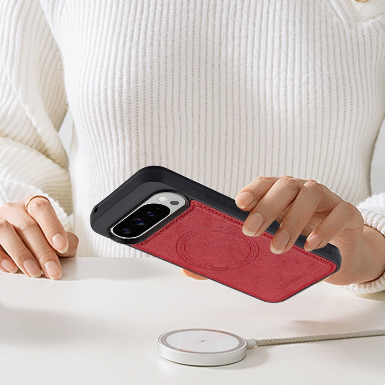 For Google Pixel 9 / 9 Pro LC.IMEEKE Magsafe Phone Case(Red)