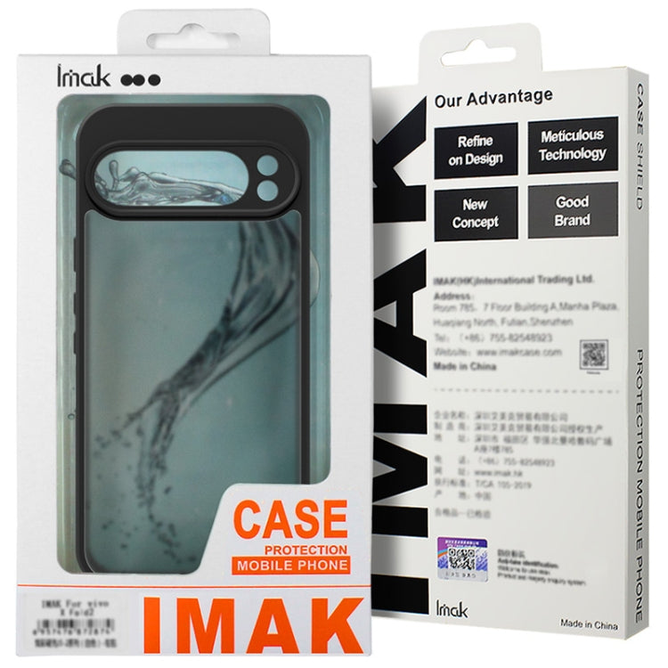 For Honor Magic7 Pro imak UX-9B Series Four Corners Tiny Airbag Shockproof Phone Case(Black)