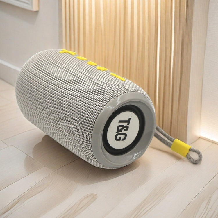 T&G TG419 Enceinte Bluetooth sans fil TWS portable étanche pour l'extérieur (gris foncé)