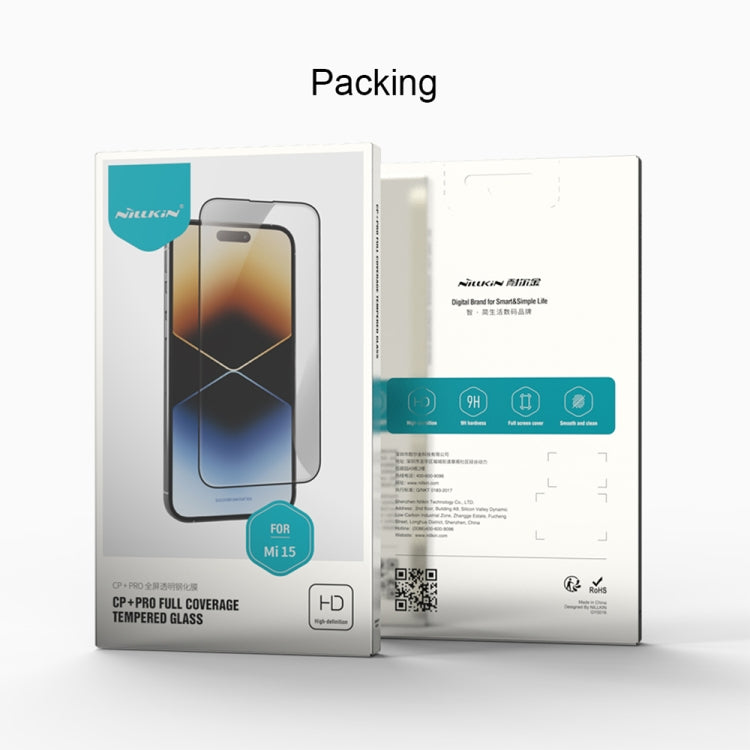 For Xiaomi 15 NILLKIN CP+Pro 9H Explosion-proof Tempered Glass Film