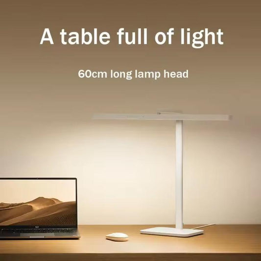 Original Xiaomi Mijia Desk Lamp 2 LED 60cm Long Lamp Holder HyperOS Connect, US Plug(White)