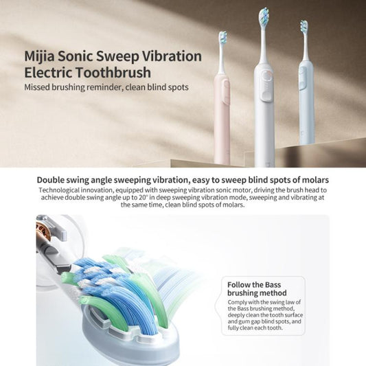 Xiaomi Mijia Sonic Sweep Electric Toothbrush(White)