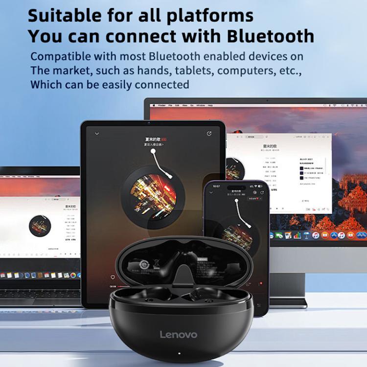 Original Lenovo EA210 Simple In-Ear True Wireless Bluetooth Earphones(Black)