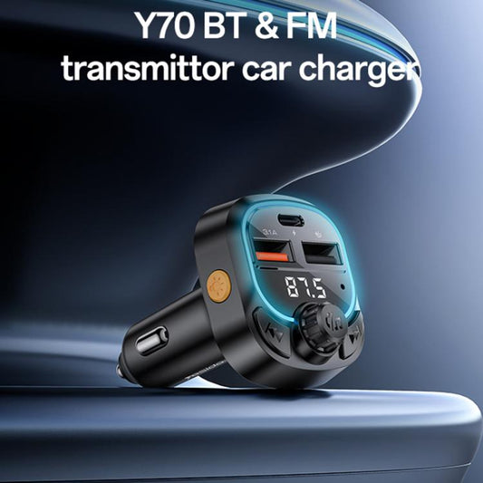 Émetteur FM Bluetooth pour voiture Yesido Y70 (Noir)