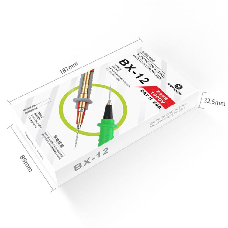 Mijing BX-12 2000V / 20A Multifunctional Stainless Steel Superconducting Multimeter Probe
