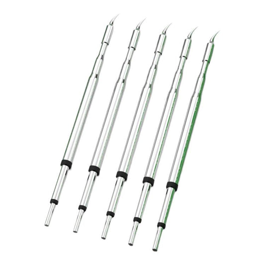 2uul 5 in 1 Soldering Iron Tips for Most C210 Soldering Station, Model:FD24 S
