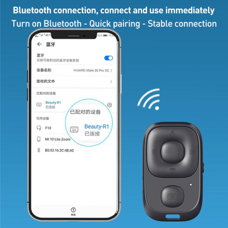 Lenovo Thinkplus H2A Multifunctional Phone Bluetooth Remote Control(Black)