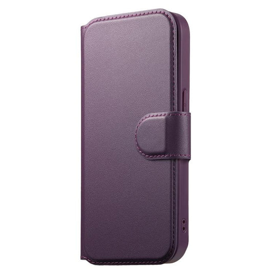Pour étui iPhone 13 Pro MaxÉtui en cuir MagSafe avec dragonne Neo Finger Grip (Violet)