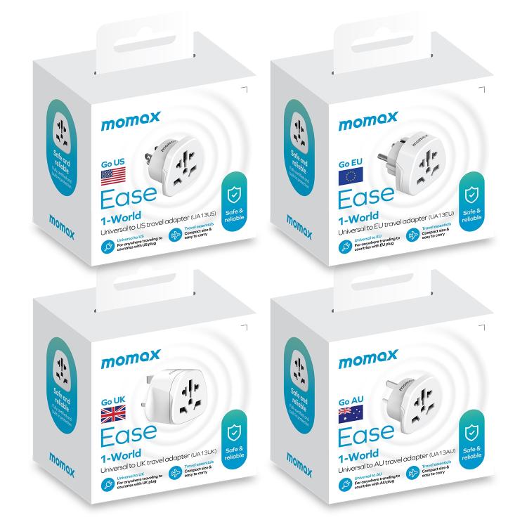 MOMAX UA13 2500W 1-World Global Adapter Socket(EU Plug)