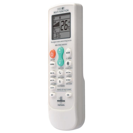 Télécommande universelle de climatiseur CHUNGHOP K-830ES avec fonction d'appairage par bouton de marque