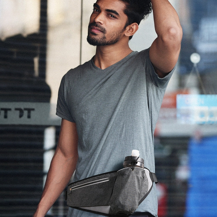 YIPINU YS20 Outdoor Sport Waterproof Double Layer Mobile Phone Storage Waist Bag Kettle Bag(Grey)