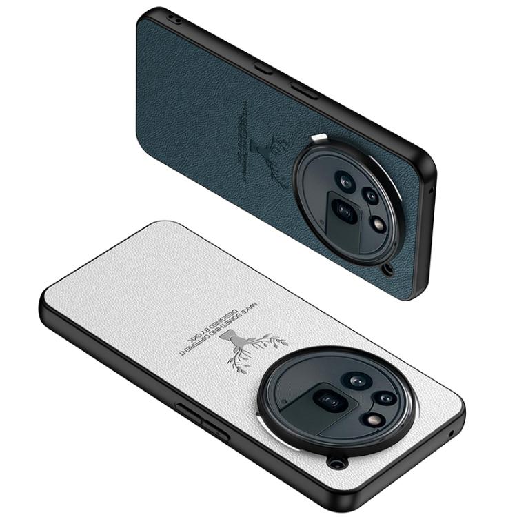 For Nothing Phone 3a Pro GKK Skin Feel Leather Elk Phone Case(Carbon Fiber)