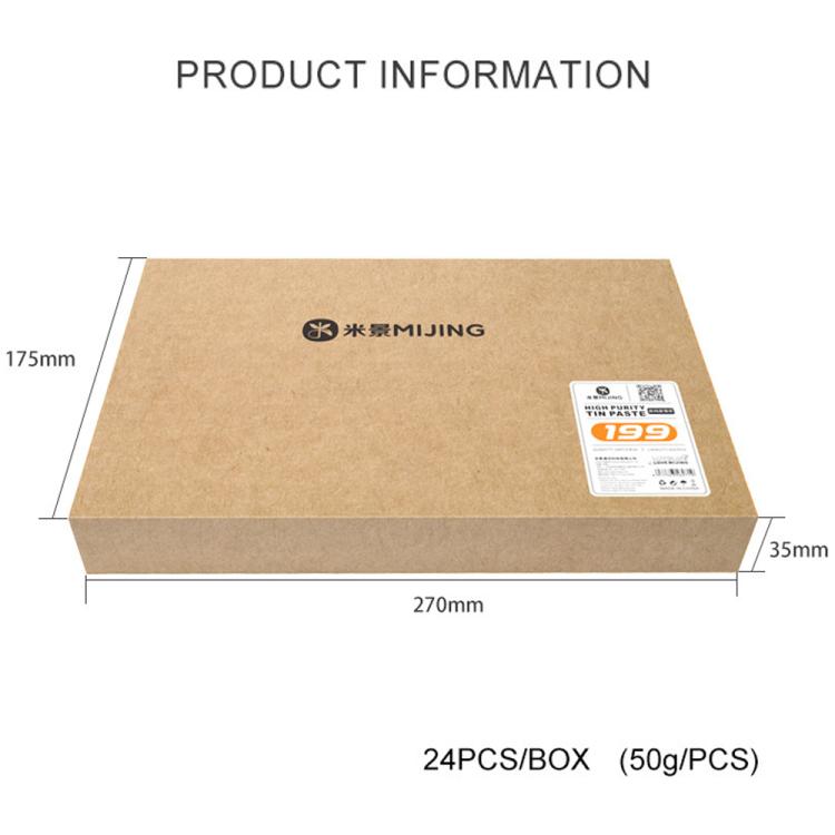Mijing High Purity Tin Paste, Model:183