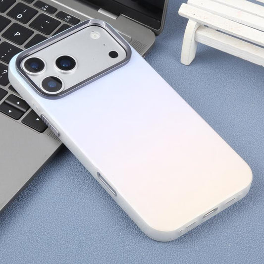 For iPhone 17 Pro Max DFANS DESIGN Cloud Series Feather Texture Shockproof Phone Case(Gradient Purple)