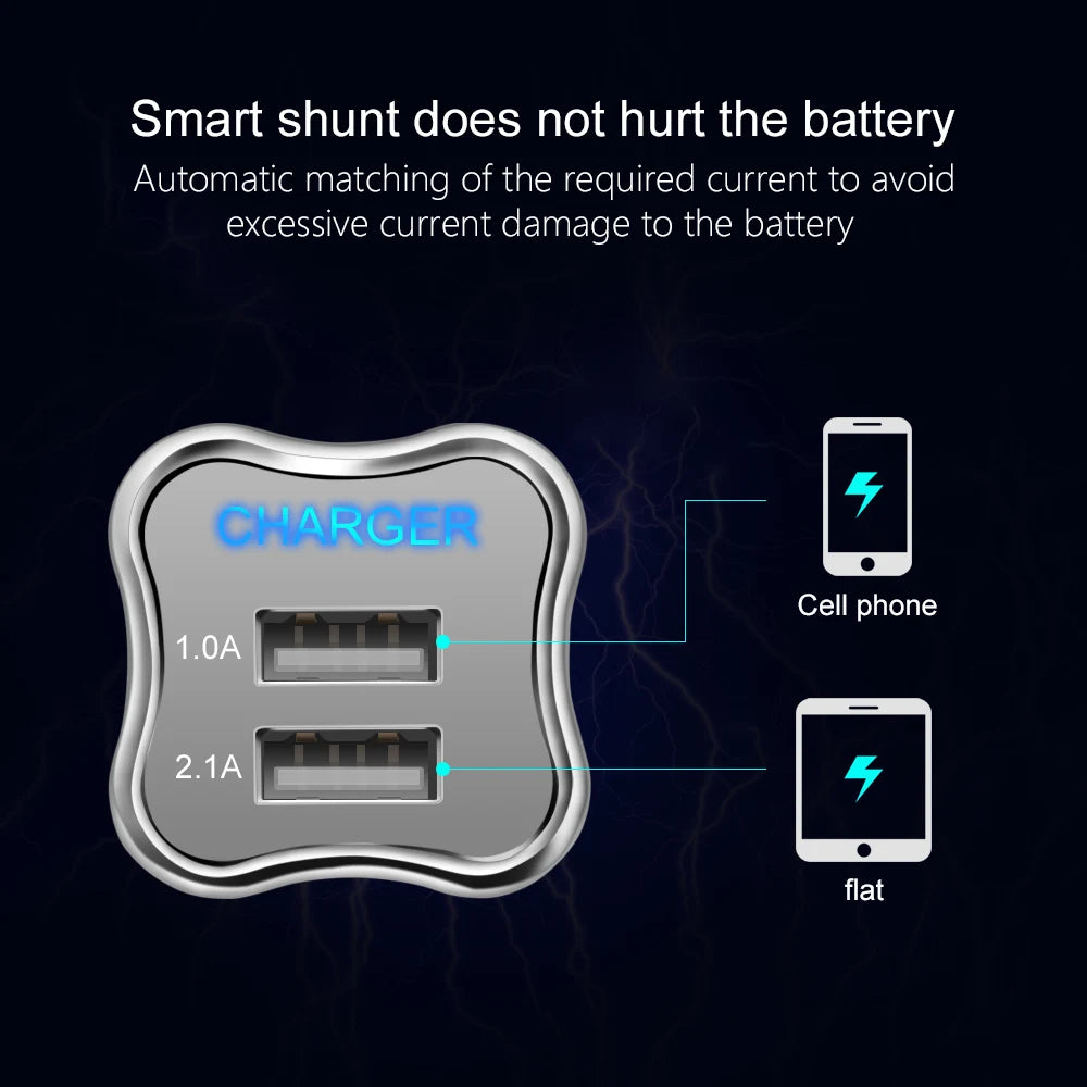 Chargeur USB 2 ports UE/US 5V 2.1A Adaptateur mural Chargeur de téléphone portable pour Samsung s9 Xiaomi Tablette Recharge USB portable pour téléphone