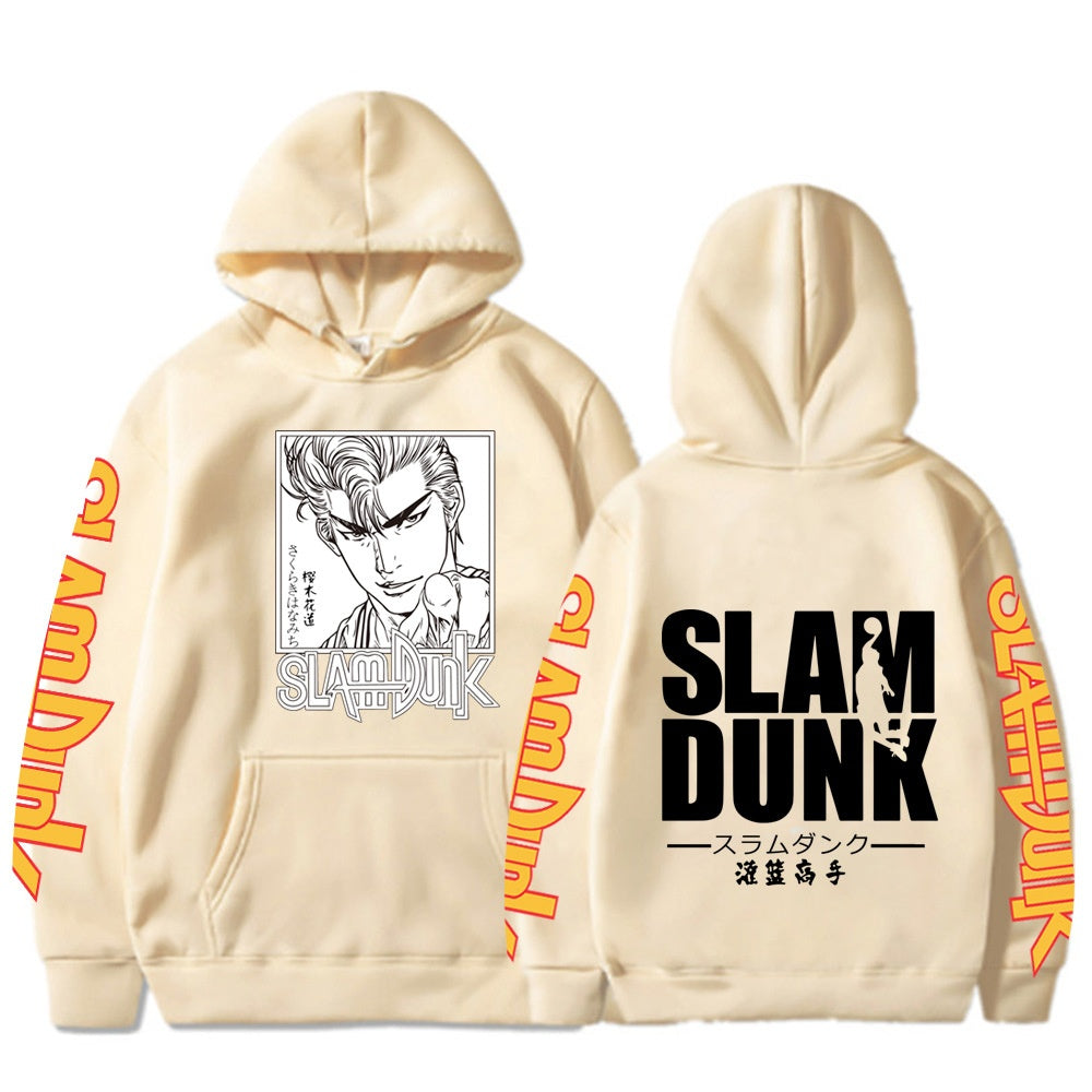 Sweat à capuche imprimé Slamdunk Shohoku