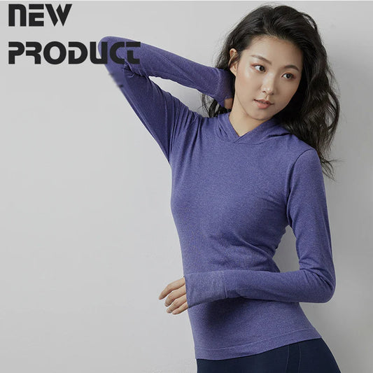 2024 Long Sleeve Sports Jacket Women Zip Fitness Yoga Shirt Winter Warm Gym Top Activewear Running Coats Workout Clothes Woman