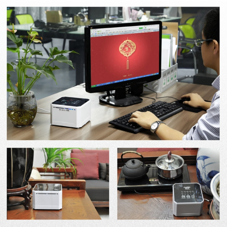 Nobico J008 Air Purifier Home Desktop Negative Ion Mini Purifier(White)