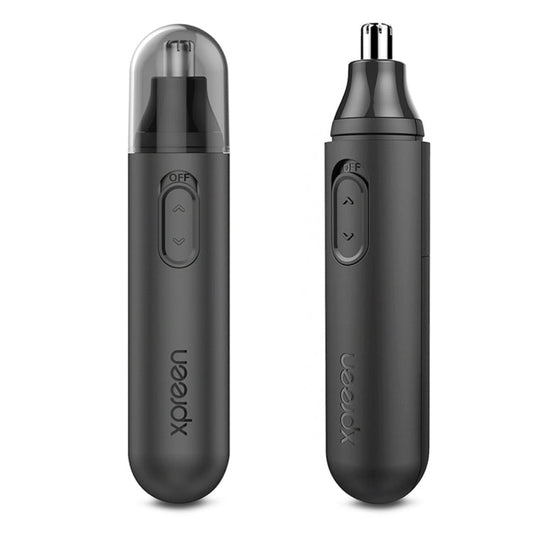 XPREEN XPRE001 Tondeuse électrique rotative à grande vitesse pour poils de nez et d'oreilles, Lame rotative pour hommes et femmes (Noir)