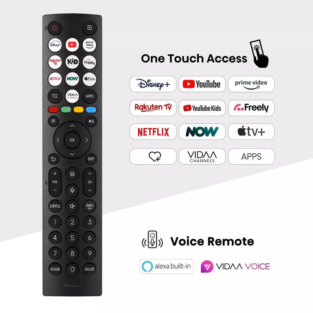Hisense 43A6NTUK 43 inch LED 4K HDR Smart Freely TV