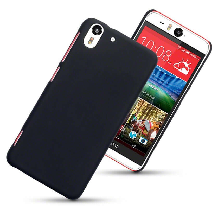Étui Qubits Hybrid Mat Noir - Pour HTC Desire Eye