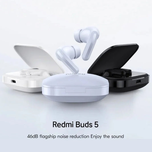 Original Xiaomi Redmi Buds 5 Wireless Bluetooth Earphone (Black)