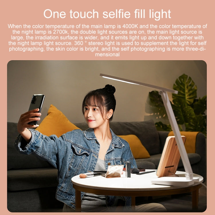 Huawei Dalen DL-01W Smart Desk Lamp 5i Blue Light Reduction Eye Protection Learning Reading Lamp(White)