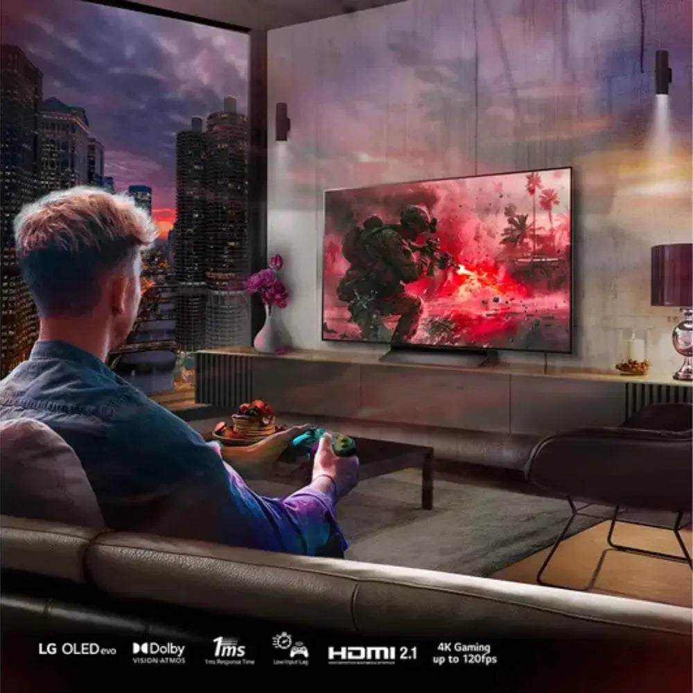 LG C4 65 inch OLED evo 4K HDR Smart TV