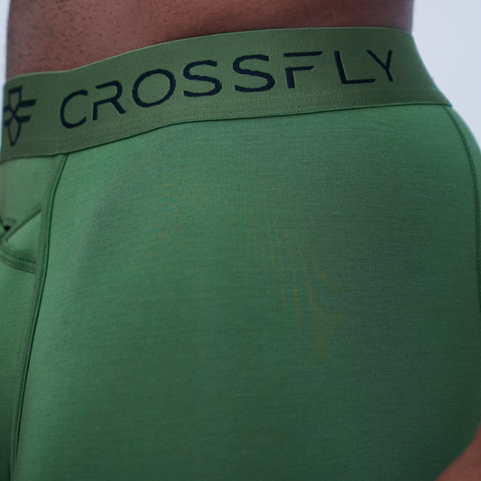Lux Men's 4" Trunks - Olive/Black