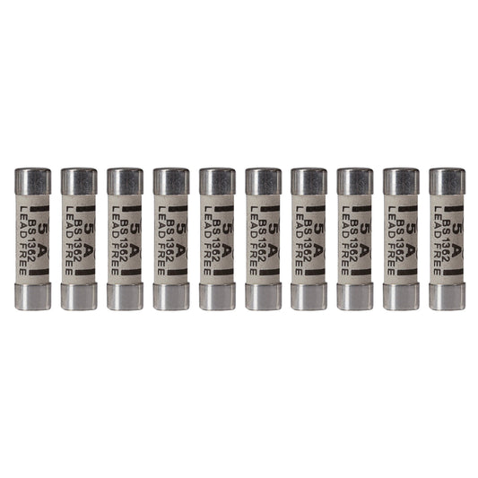 Maplin Fusible de Prise 5 A BS1362 25,4 x 6,4 mm - Lot de 10