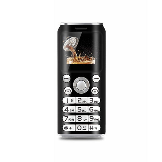 Téléphone portable Satrend K8 Mini, 1,0 pouce, casque Bluetooth mains libres, musique MP3, double SIM, réseau : 2G (Noir)