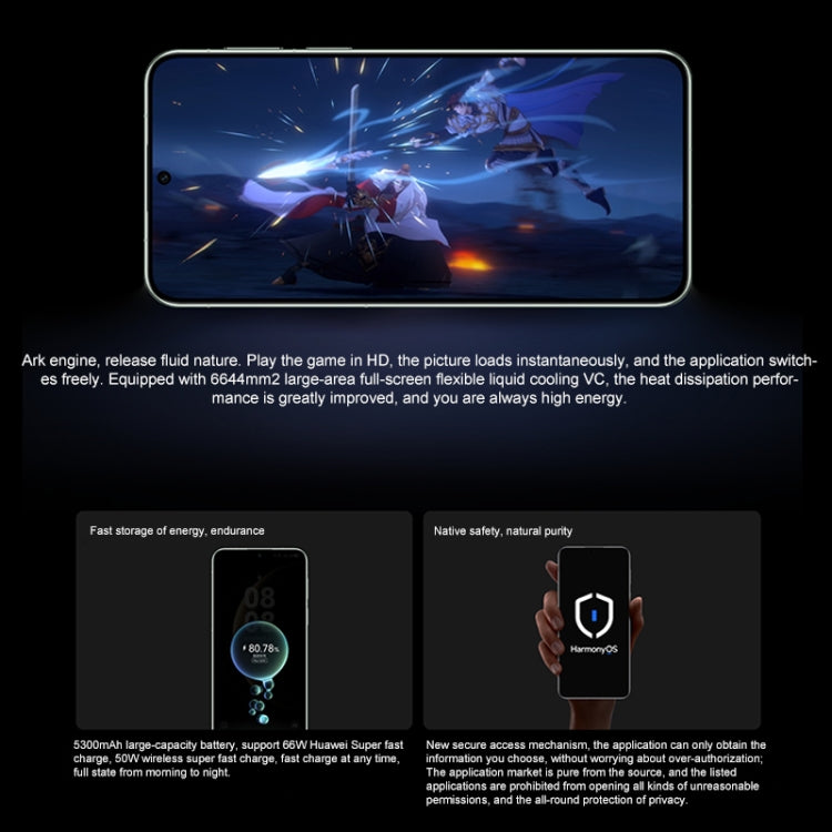 HUAWEI Mate 70, 12GB+1TB, Harmony AI, Side Fingerprint Identification, 6.7 inch HarmonyOS 4.3, NFC, OTG, Not Support Google Play (White)