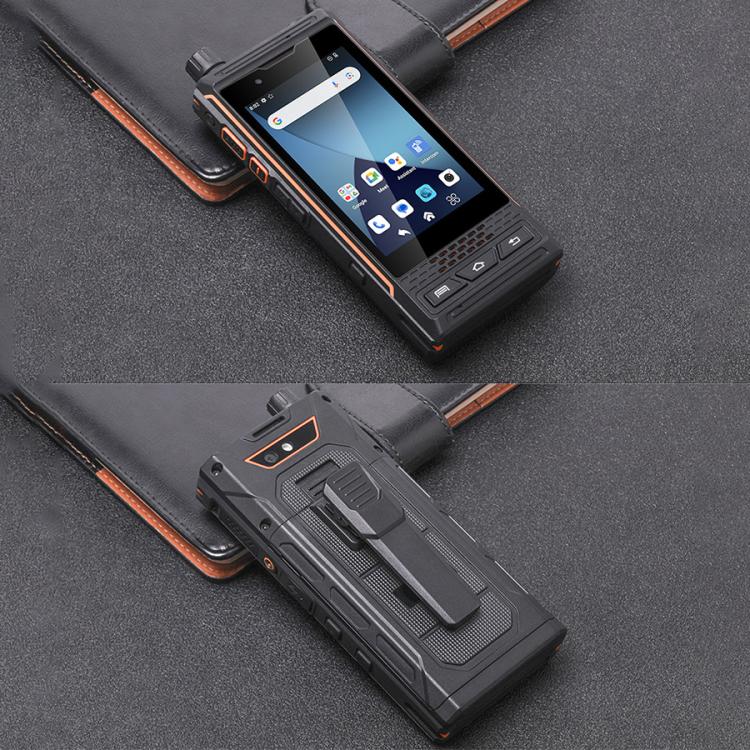 UNIWA P4 Plus VHF Walkie Talkie Rugged Phone, 4GB+64GB, 4.0 inch Android 14 MediaTek MT6765 Helio P35 Octa Core, Network: 4G (US Plug)