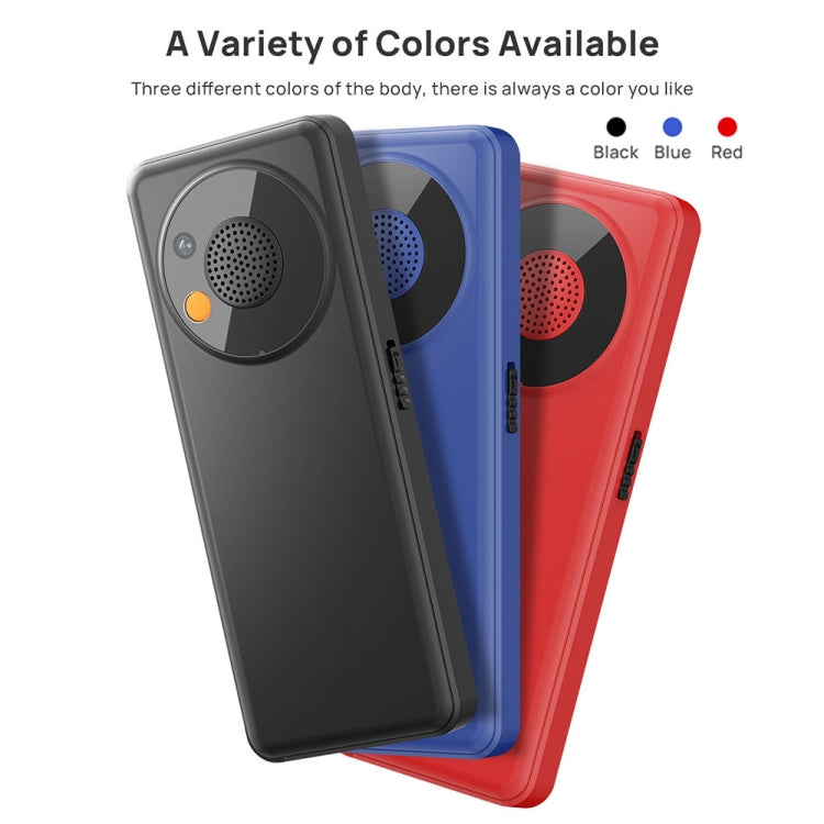 UNIWA V2000 Elder Keypad Phone, 2.4 inch Unisoc T107, 1700mAh Battery, LED Flashlight, SOS, Network: 4G, AU Plug (Red)