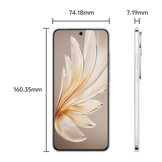 vivo S20, 8GB+256GB, Face ID / Screen Fingerprint Identification, 6.67 inch Android 15 Snapdragon 7 Gen 3 Octa Core, OTG, NFC, Network: 5G (White)