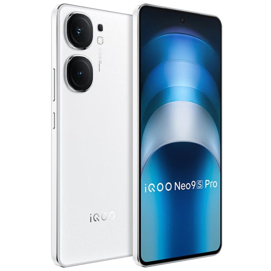 vivo iQOO Neo9S Pro, Dual Back Cameras, 12GB+512GB, Face ID / Fingerprint Identification, 6.78 inch Android 14 OriginOS 4 Dimensity 9300+ Octa Core, OTG, NFC, Network: 5G, Support Google Play (White)