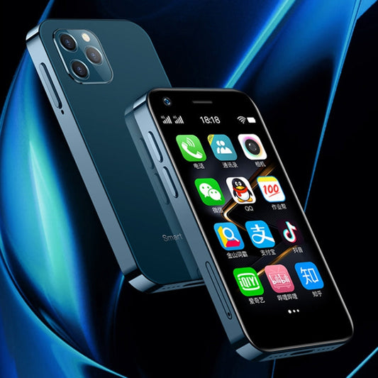 SOYES XS12, 3 Go + 32 Go, Android 9.0 MTK6737M Quad Core 1,1 GHz, Bluetooth, WiFi, FM, Réseau : 4G, Double SIM (bleu)