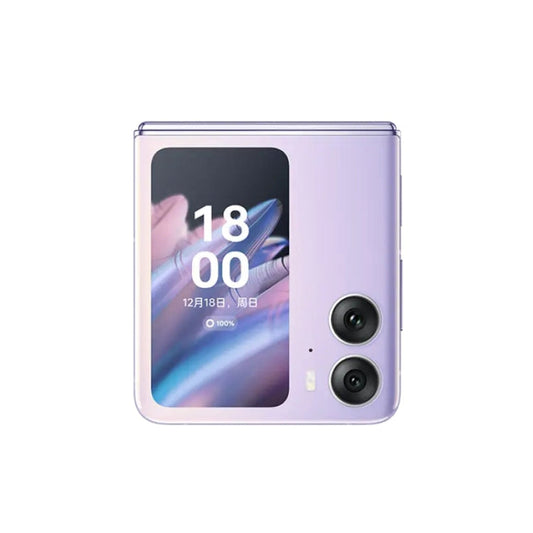 OPPO Find N2 Flip 16GB+512GB, 50MP Camera, Chinese Version, Dual Rear Cameras, Face ID & Side Fingerprint Identification, 6.8 inch + 3.26 inch Screen, ColorOS 13 Dimensity 9000+ Octa Core up to 3.2GHz, Support Google Play(Purple)
