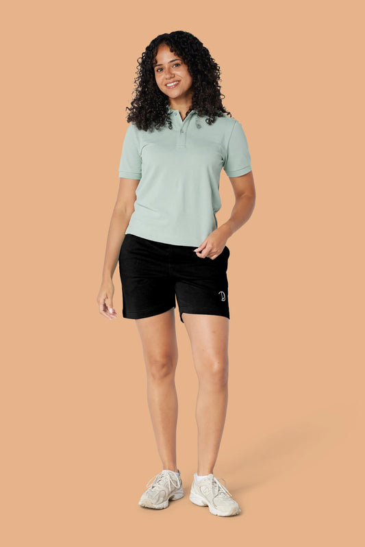 Embroidered P Shorts