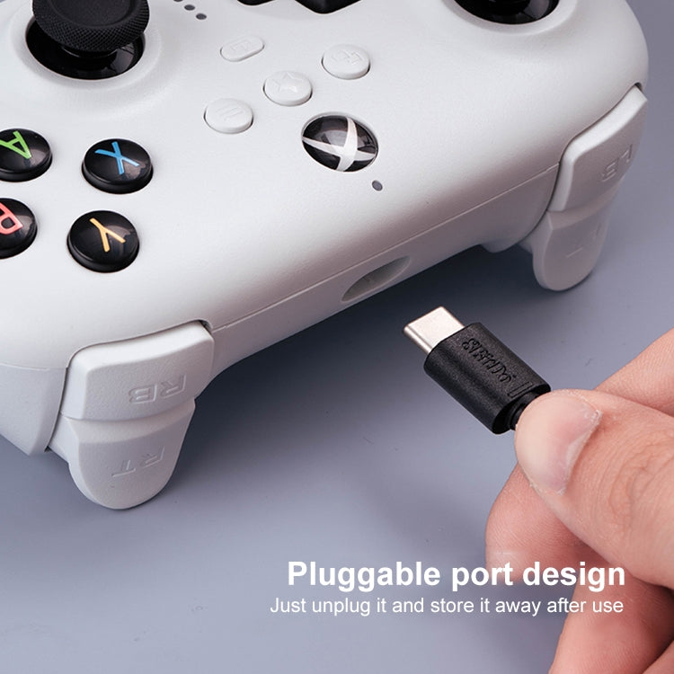 Manette de jeu filaire 8BitDo Orion Xbox Hall Version avec carte Game Pass (blanc)