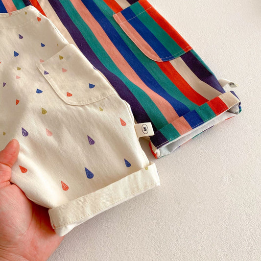 Boys And Girls Fashion Striped Polka Dot Pants