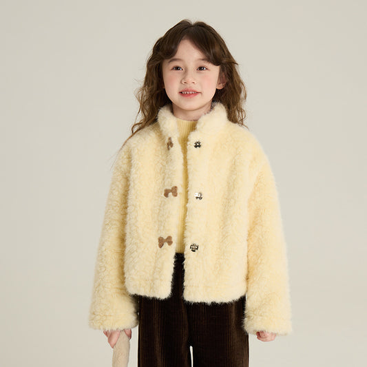 Children Single-layer Fleece-lined jacket