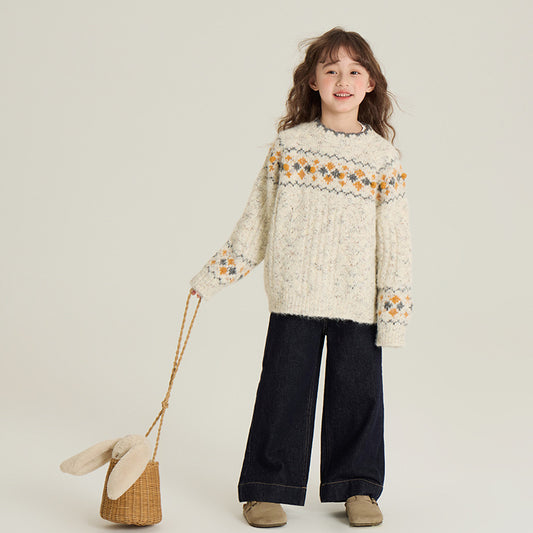 Retro Idle Style Thickened Knitting Top