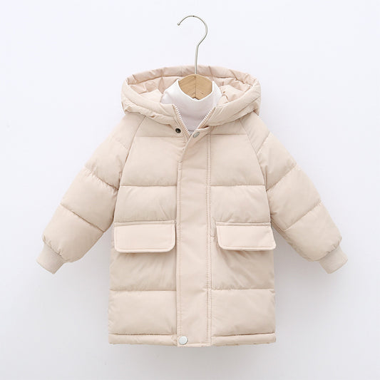 Children's Cotton Hooded Thickened Jacket