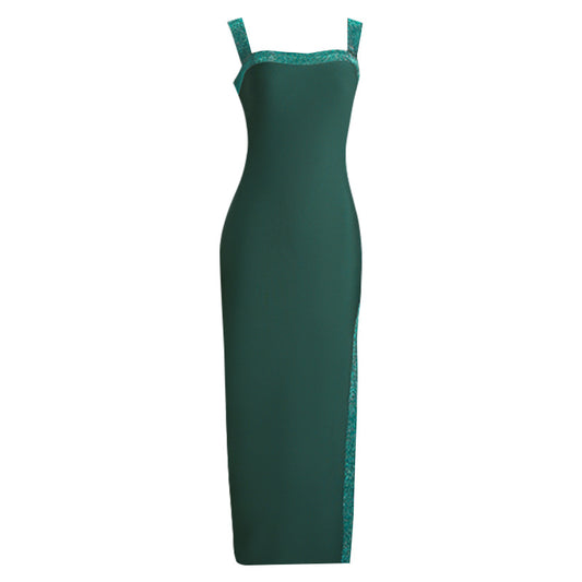 Long Suspender Dress