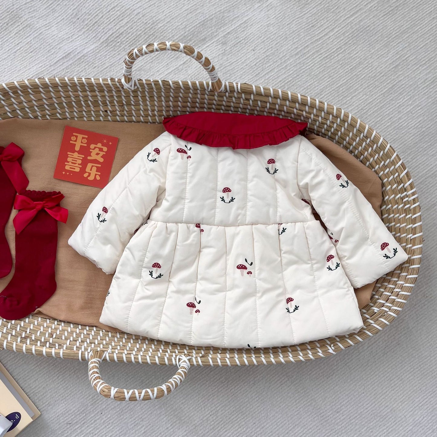 Vêtements en coton doublés de polaire