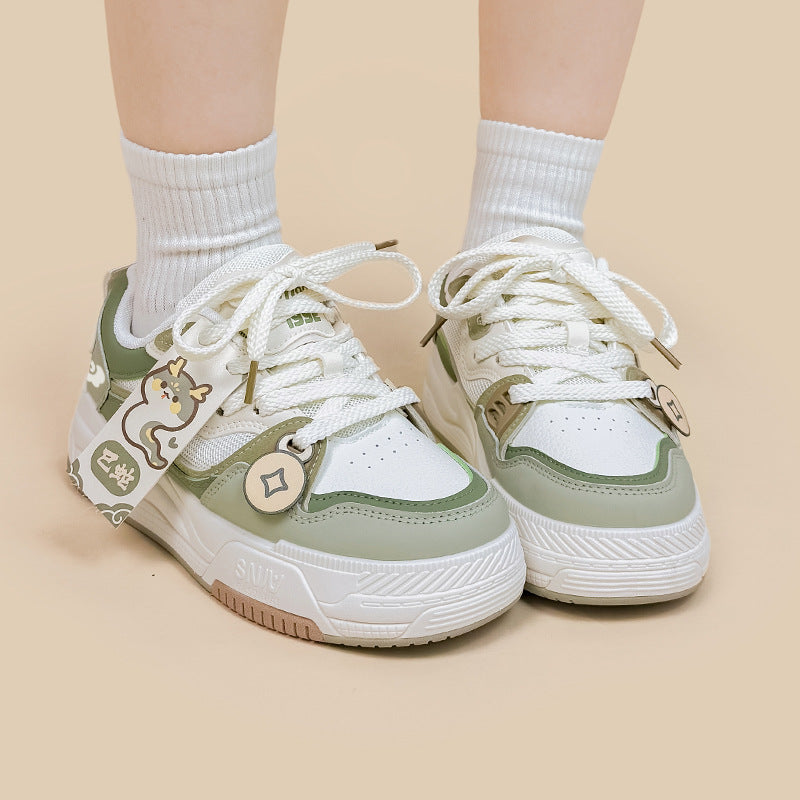 Chaussures de sport décontractées mignonnes de style coréen