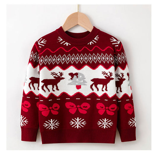 Children's Christmas Deer Sweater Pullover