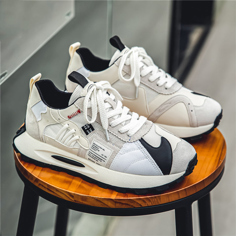 Nouvelles chaussures de sport décontractées polyvalentes à plateforme pour hommes